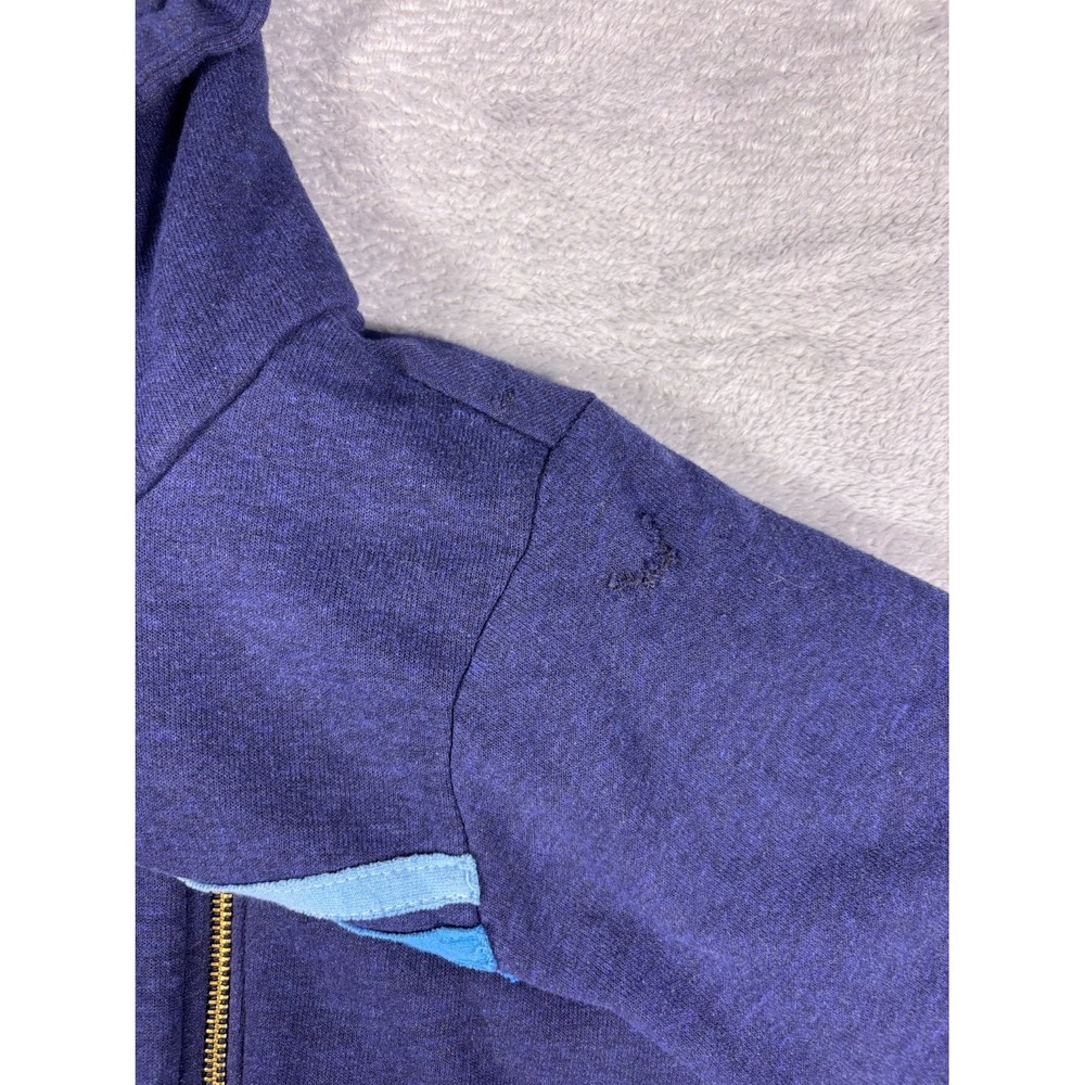 Aviator Nation Full Zip Hoodie Sweatshirt 5 Stripe Womens S Purple Hooded - Picture 6 of 10